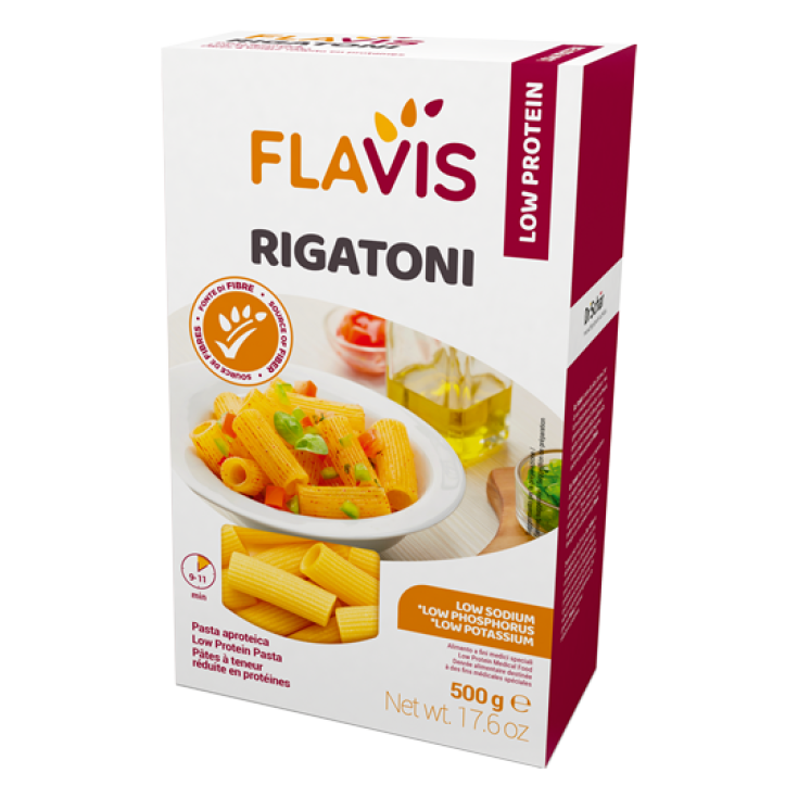 Flavis Rigatoni Pasta Aproteica 500g