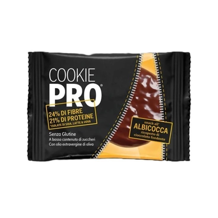 Alevo Cookie Pro Snack Sabor Albaricoque Cubierto De Chocolate Negro Sin Gluten 13,6g