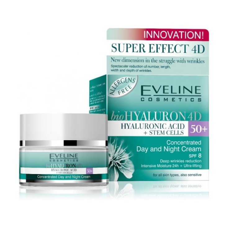 Eveline Biohyaluronic 4D Crema Concentrada Día y Noche 50+ 50ml