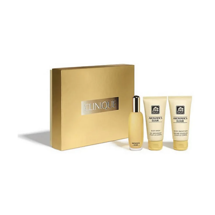 Clinique Aromatics Elixir Eau De Parfum Spray 45ml Set 3 Partes 2016