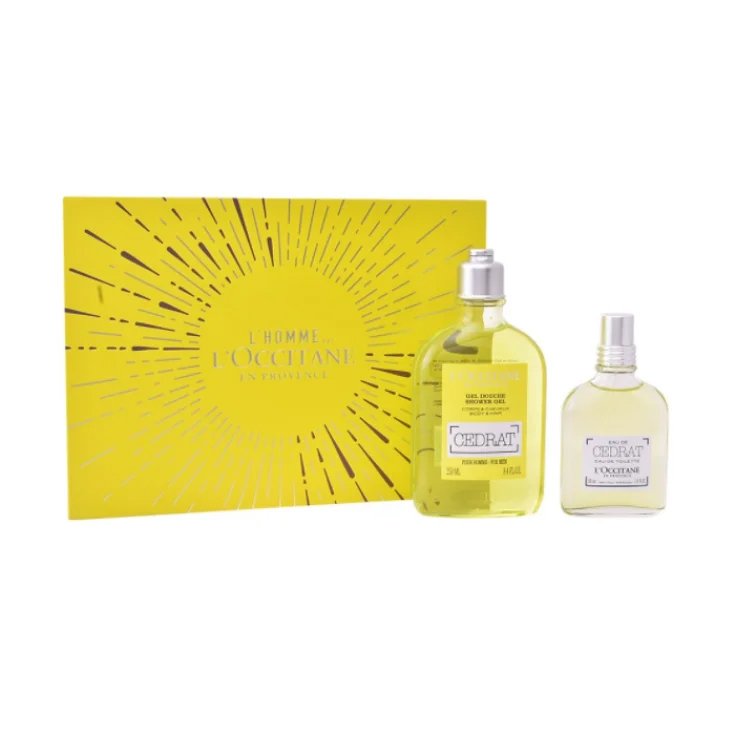 Loccitane Eau De Cedrat Eau De Toilette 50ml Cofre 2 Partes 2018