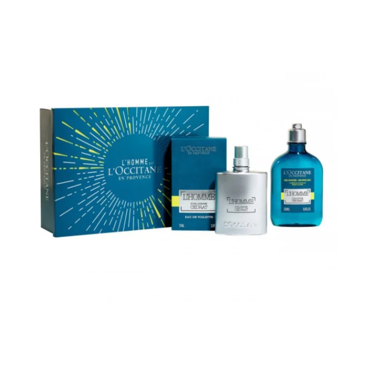 Loccitane Cedrat Eau De Toilette Vaporizador 75ml Set 2 Partes 2018