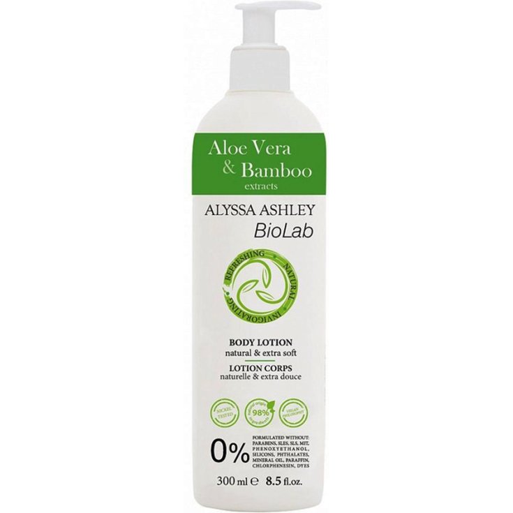 Alyssa Ashley Biolab Loción Corporal De Aloe Vera Y Bambú 300ml