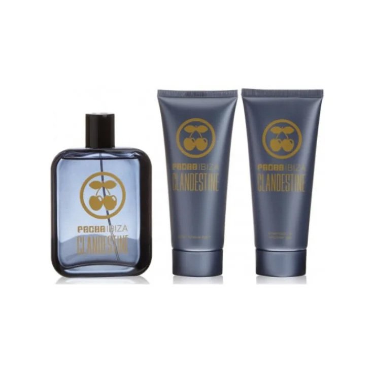Pacha Ibiza Clandestine Men Eau De Toilette Vaporizador 100ml Set 3 Partes 2018