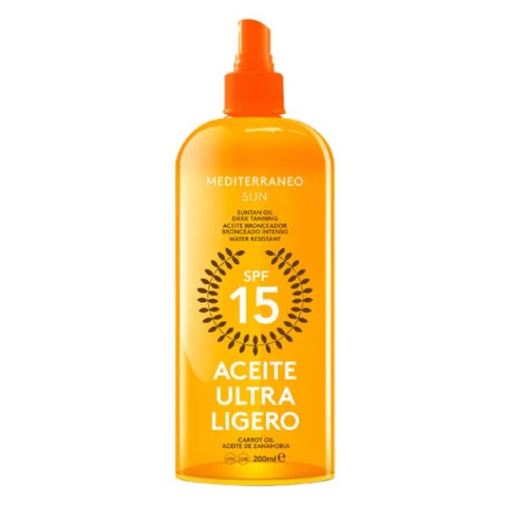 Mediterraneo Sun Aceite Bronceador Zanahoria Bronceado Oscuro Spf15 200ml