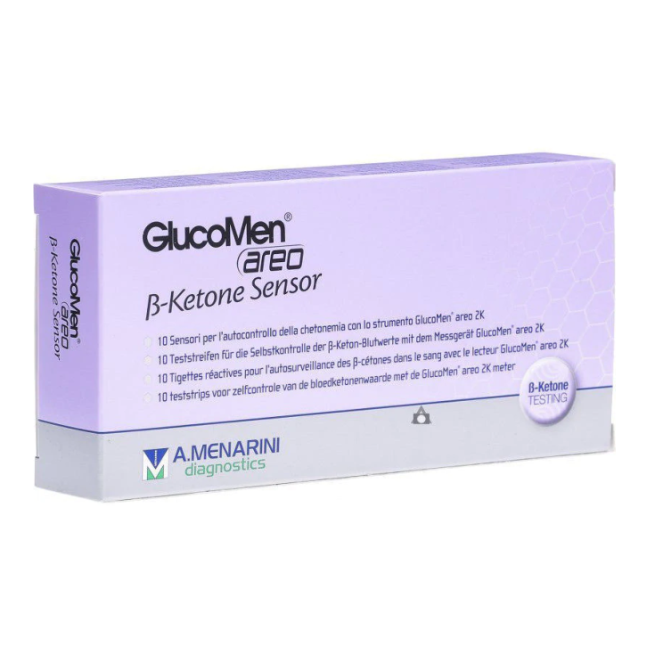 Glucomen Areo B-cetona Sensor 10 Piezas