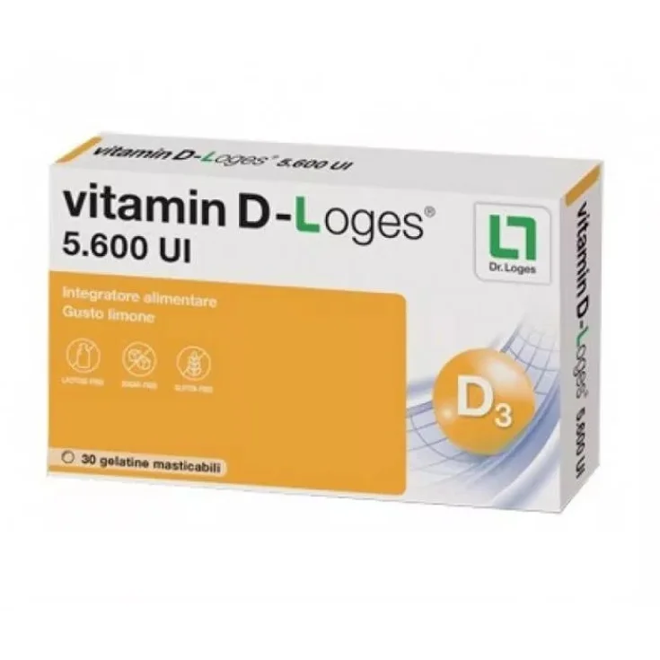Biofarmex Vitamina D-Loges Complemento Alimenticio 30 Jaleas Masticables
