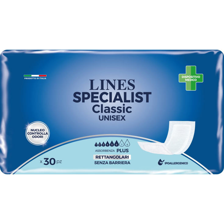 Lines Specialist Classic Rectangular PLUS Sin Barrera 30 Piezas