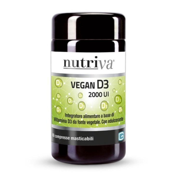 Nutriva Vegan D3 Complemento alimenticio 60 comprimidos 2000ui