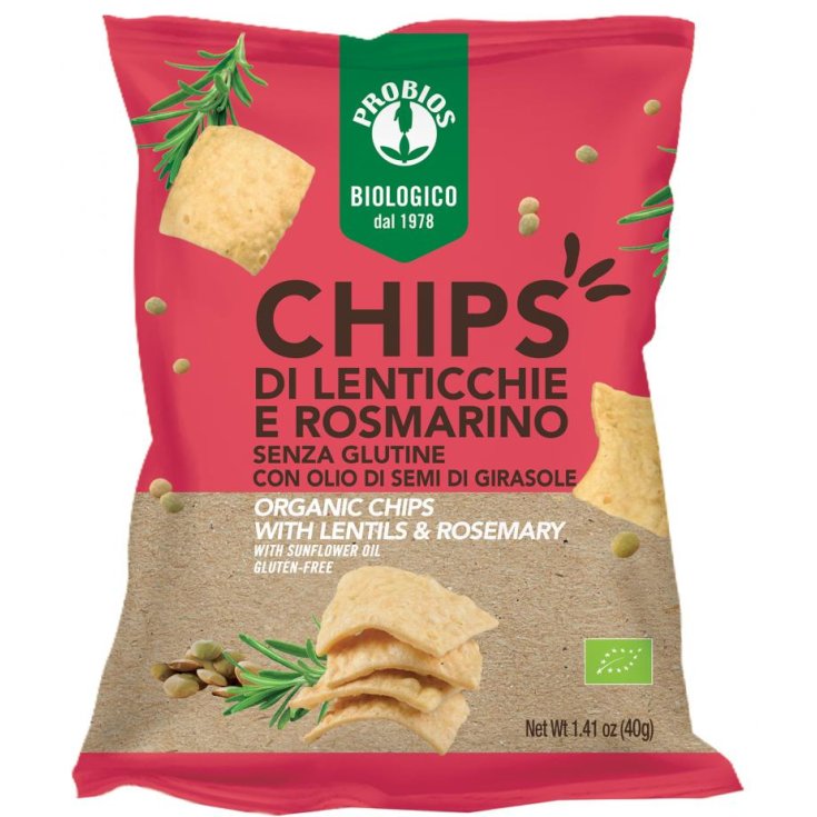 Probios Chips De Lentejas Y Romero Sin Gluten 40g