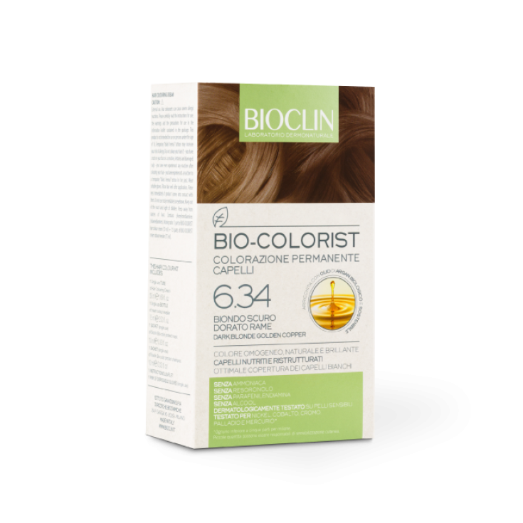 BIO-COLORIST 6.34 Rubio cobrizo dorado oscuro Bioclin