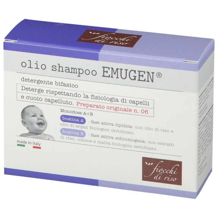 Copos de Arroz Emugen Oil Champú 45ml