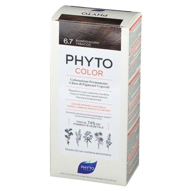 Phytocolor 6.7 Rubio Oscuro Tabaco Phyto