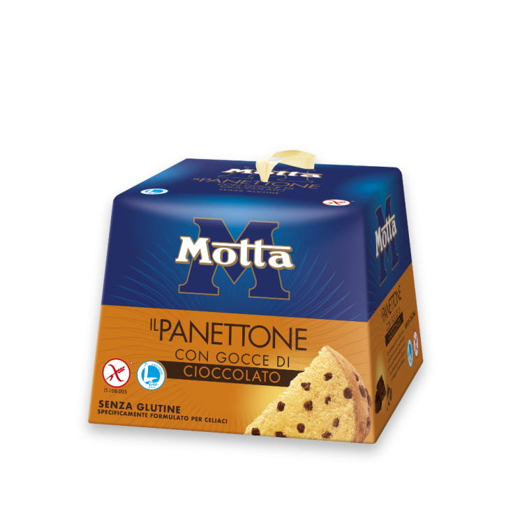 Panettone con chispas de chocolate oscuro Motta 400g