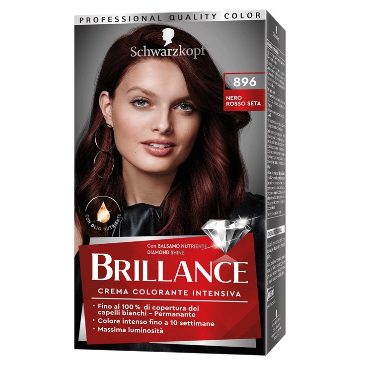 BRILLANCE 896 NEGRO ROJO SEDA BRILLANCE 896 NEGRO ROJO SEDA