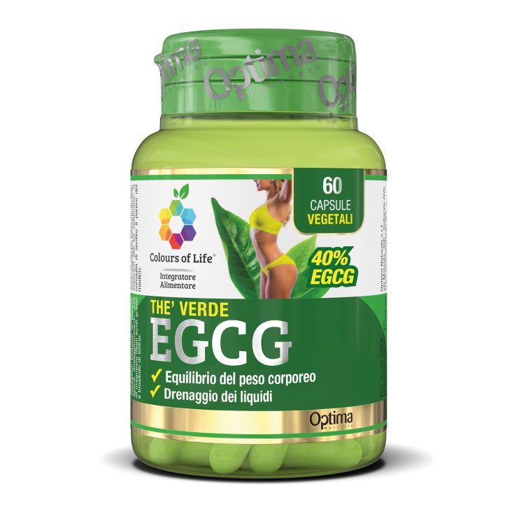 Té Verde EGCG Colors Of Life® Optima Naturals 60 Cápsulas