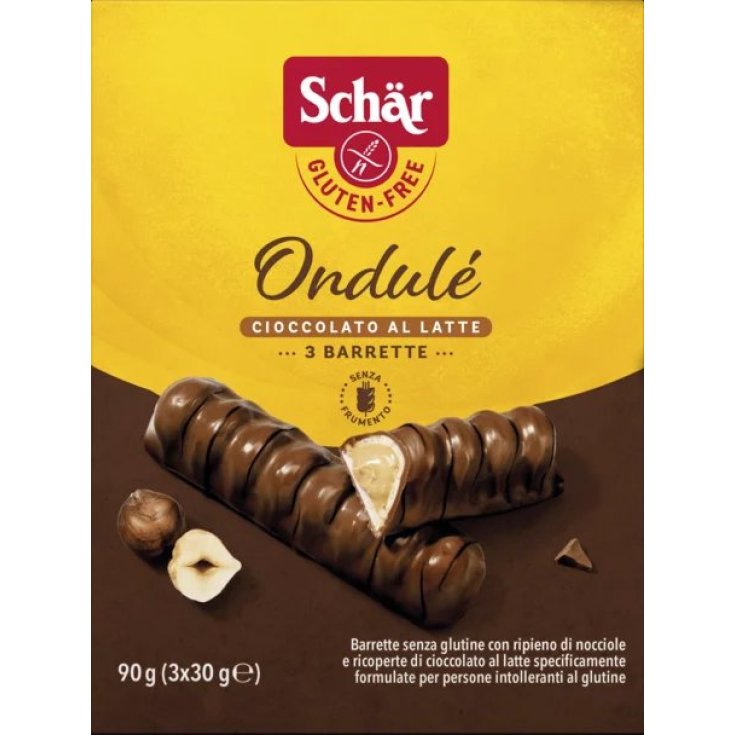 Schar Ondulè Barrita Chocolate Sin Gluten 3x30g