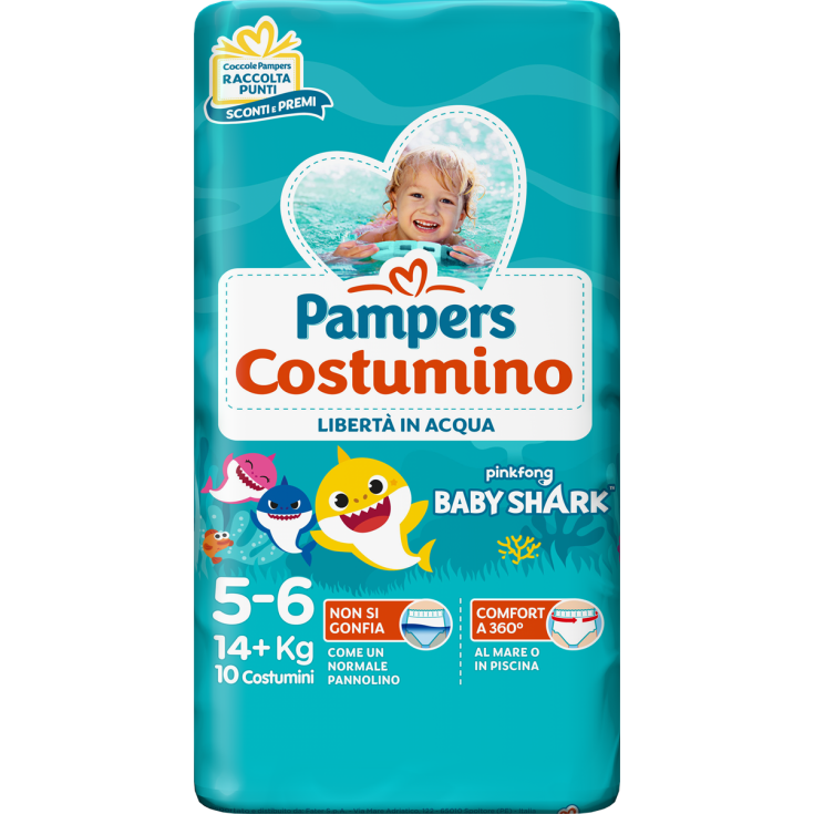 Pampers El Bañador Talla 5+ (15 + kg) 10 Bañadores