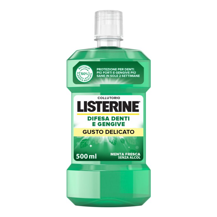 Listerine Defensa Dientes Y Encías Sabor Delicado 500ml