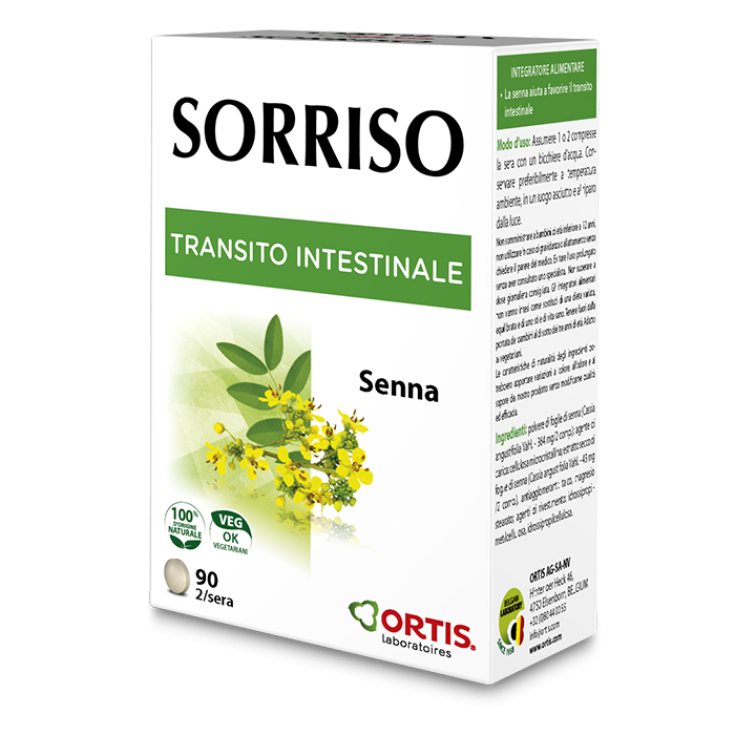 Ortis Sorriso Tránsito Intestinal 90 Comprimidos