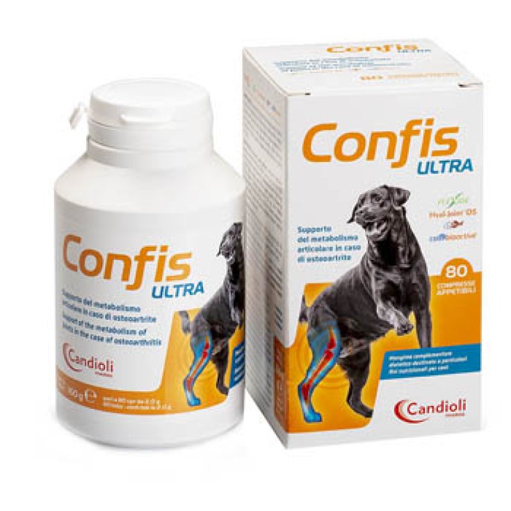 Candioli Confis Ultra Alimento Dietético Para Perros 80 Comprimidos
