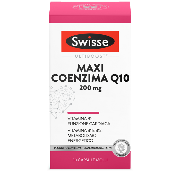Swisse Maxi Coenzima Q10 Complemento Alimenticio 30 Cápsulas