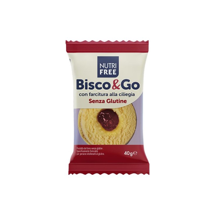 Nutrifree Bisco & Go Cereza Sin Gluten 40g