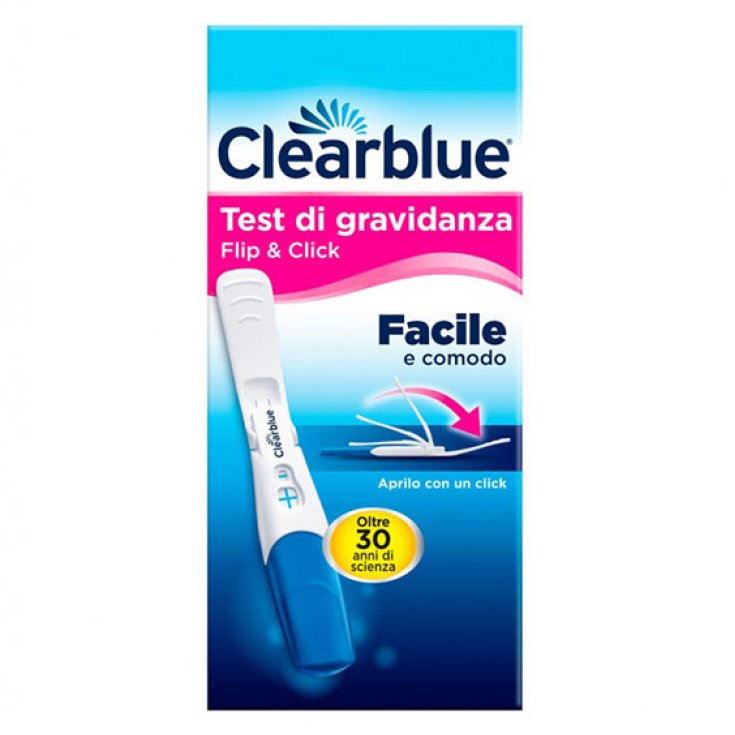 Prueba de embarazo Flip & Click Clearblue® 1 Test