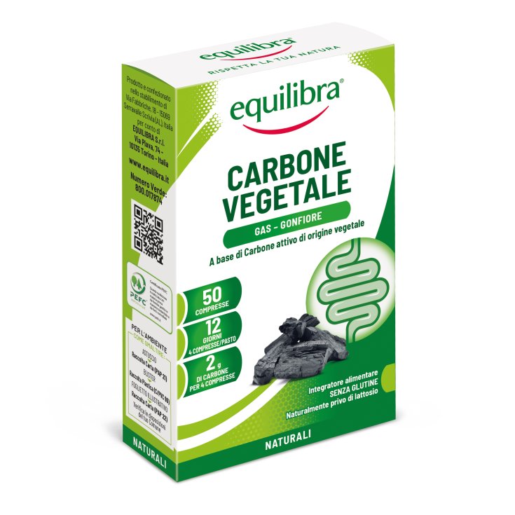 Equilibra® Carbón Vegetal 50 Comprimidos