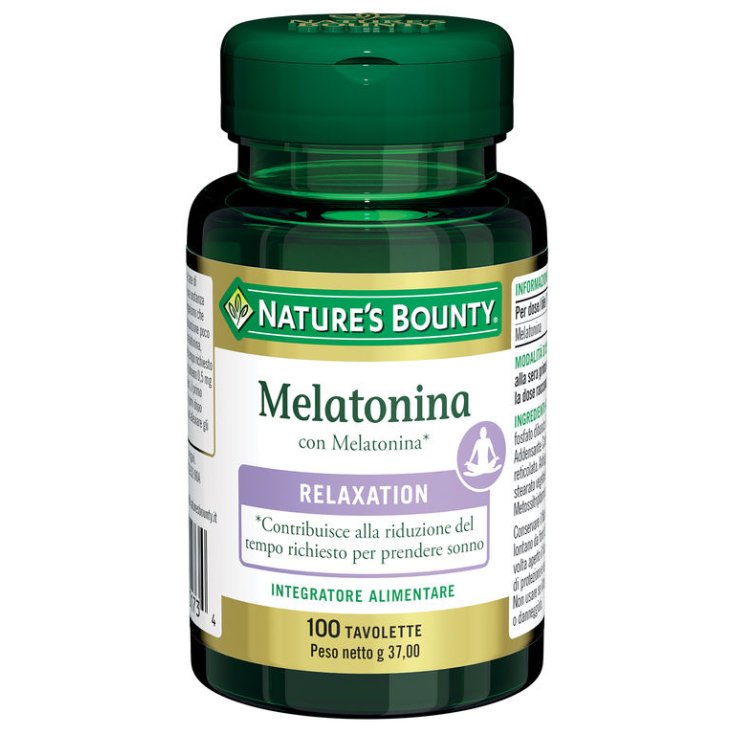 Nature's Bounty Suplemento alimenticio de melatonina 100 tabletas