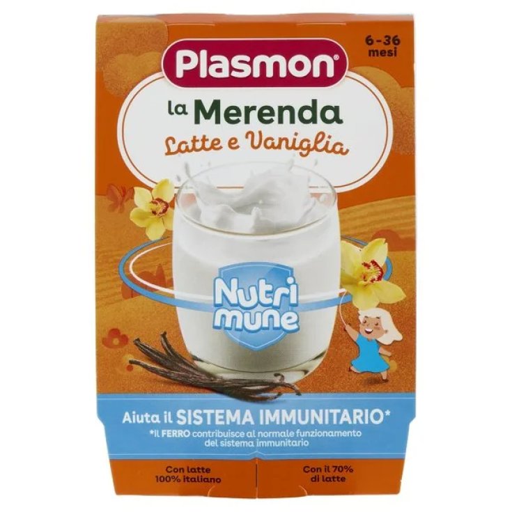 Plasmon Latte Vainilla As 2x120g