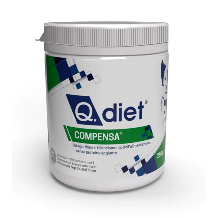 Q Vet Complete Q Diet Powder Alimento Mineral Para Perros Y Gatos 250 Gramos