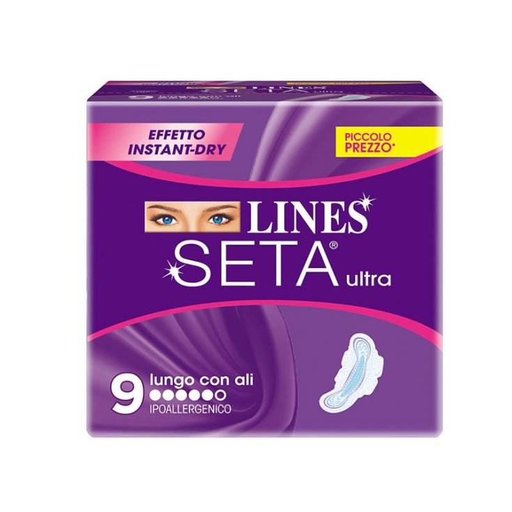 LÍNEAS DE SEDA ULTRA LARGAS ALAS X 9