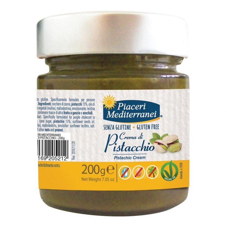 Piaceri Mediterranei Crema De Pistacho Sin Gluten 200g