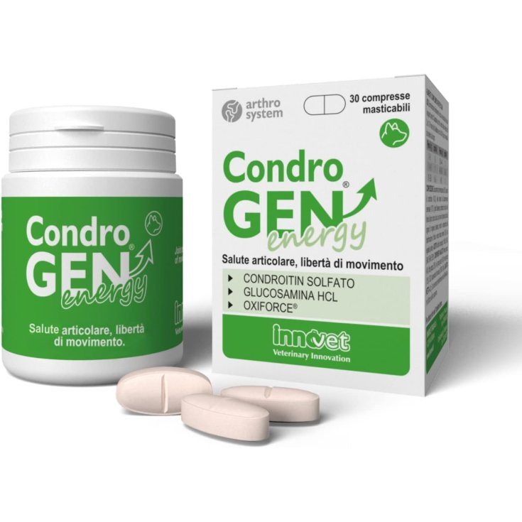 Innovet Condrogen Energy Pienso Complementario 30 Comprimidos Masticables