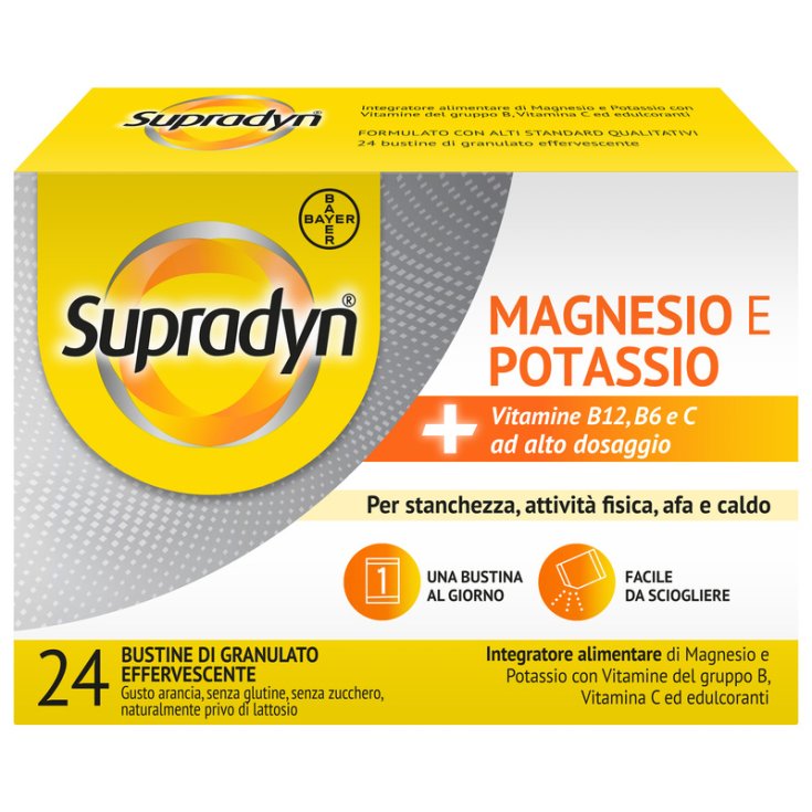 Supradyn® Magnesio Y Potasio Bayer 24 Sobres
