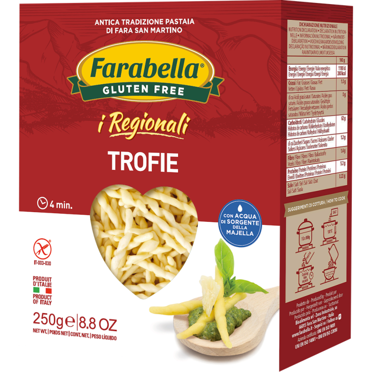 Farabella Trofie I Regionali Sin Gluten 250g