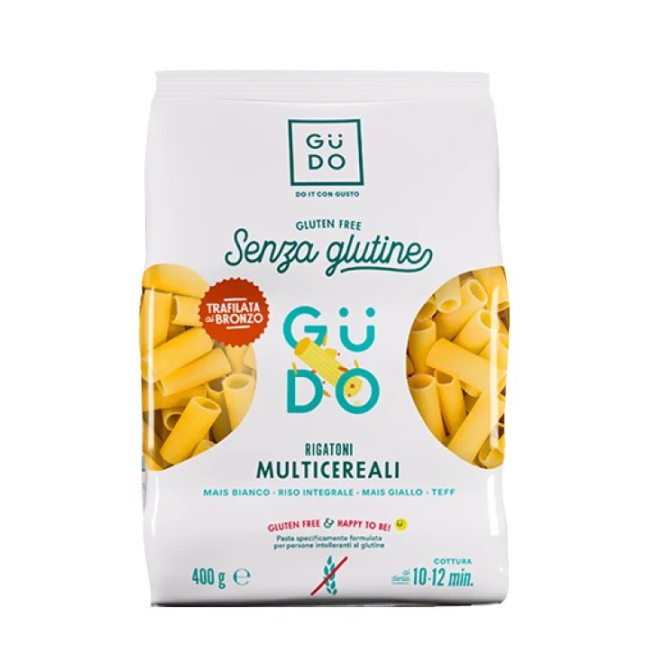 Gudo Pasta Multicereales Rigatoni Sin Gluten 400g