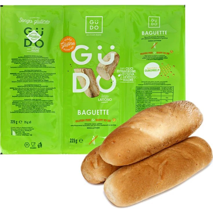 Gudo Baguette Bio 3x75g