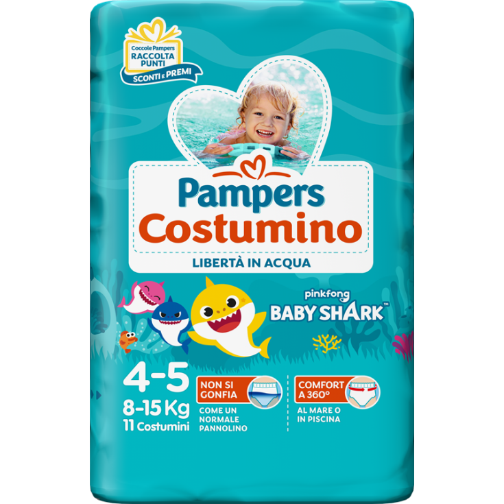 Pampers El Bañador Talla 4 (8-15Kg) 11 Bañadores