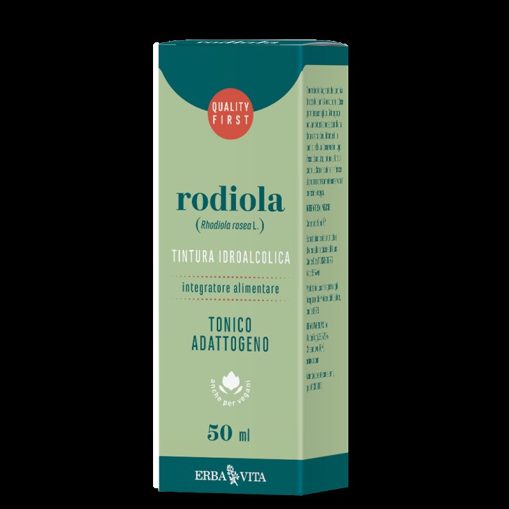 Erba Vita Tintura Hidroalcohólica Rodiola Complemento Alimenticio 50ml