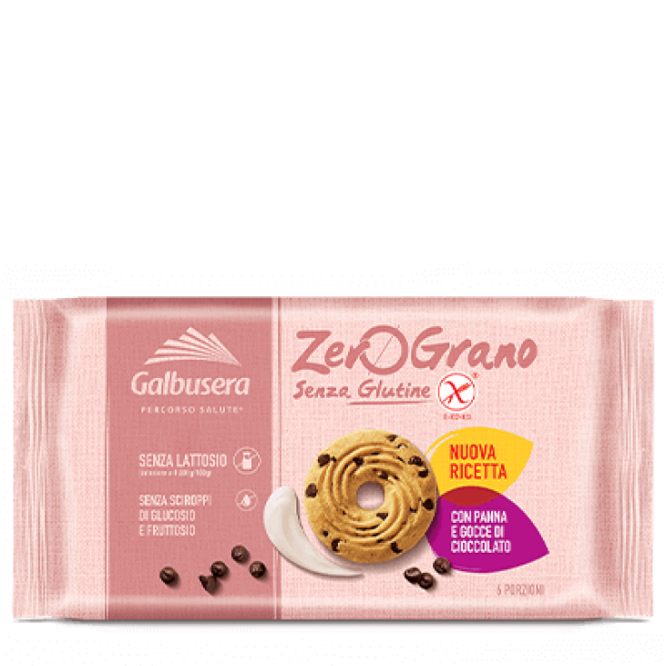 ZeroGrano Galletas De Mantequilla Crema Y Gotas De Chocolate Galbusera 220g