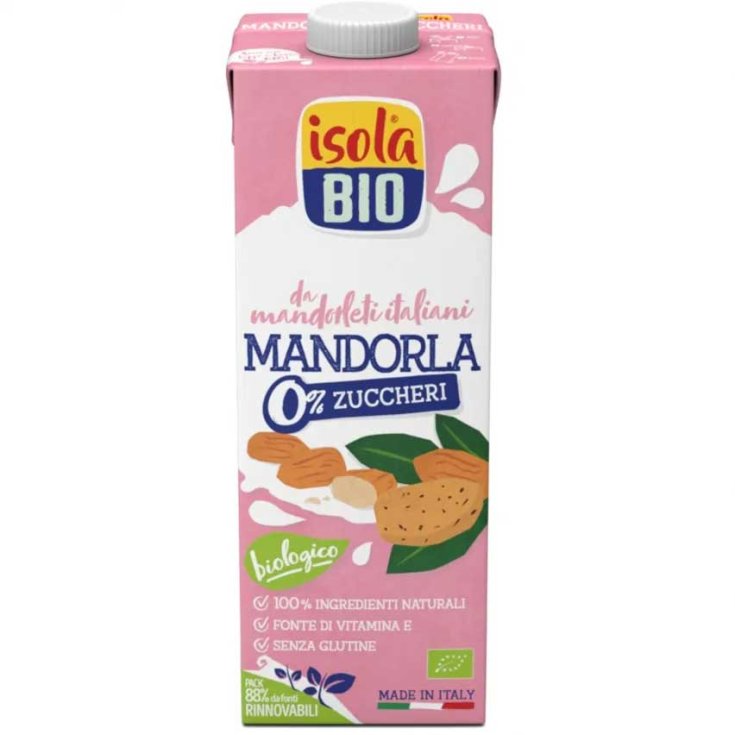 Isola Bio Leche De Almendras Sin Azúcar BIO Sin Gluten 1lt