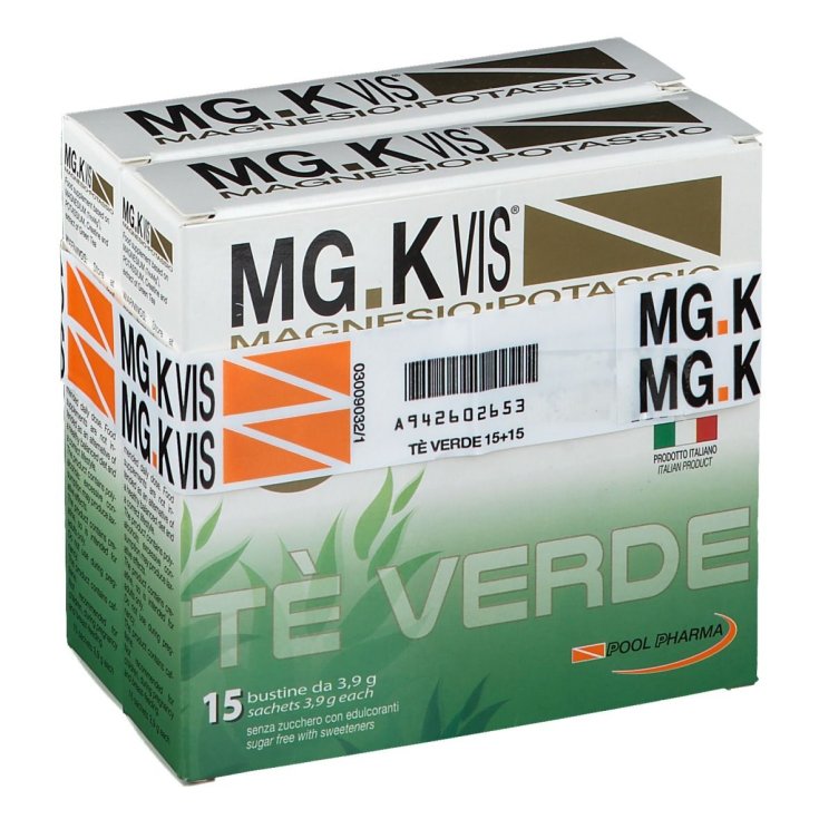 Pool Pharma Mgk Vis Té Verde Complemento Alimenticio 15 + 15 Sobres