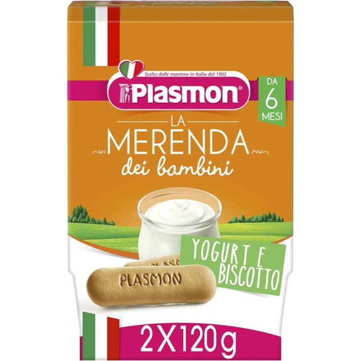 Plasmon La Merenda Dei Bambini Galleta Y Yogurt 2x120g