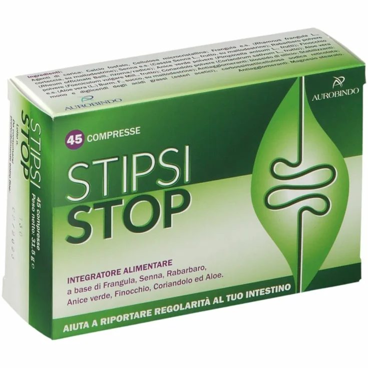 Aurobindo Stipsi Stop Integratore Alimentare 45 Compresse