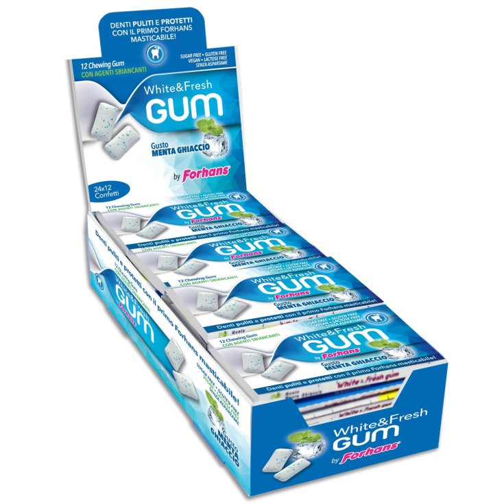 White & Fresh Gum Forhans 12 Confeti