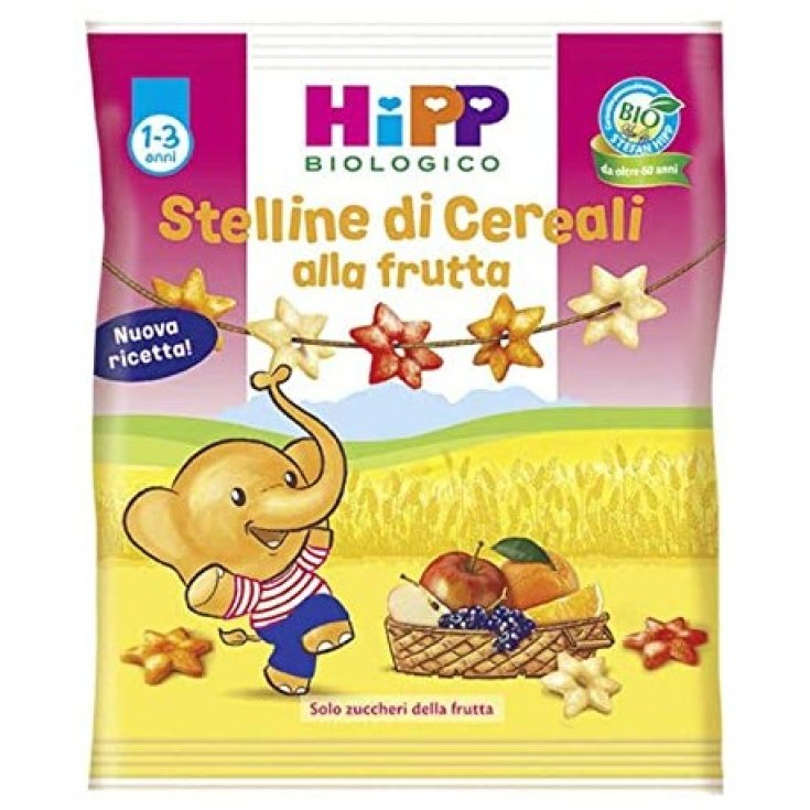 Estrellas de Cereales de Frutas Orgánicas HiPP 30g
