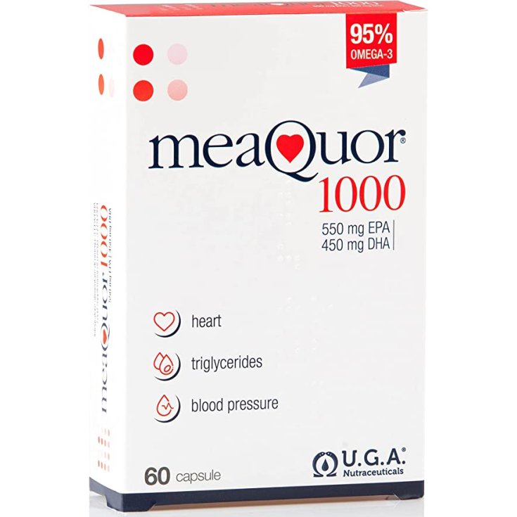 Uga Nutraceuticals Meaquor 1000 Complemento Alimenticio 60 Cápsulas