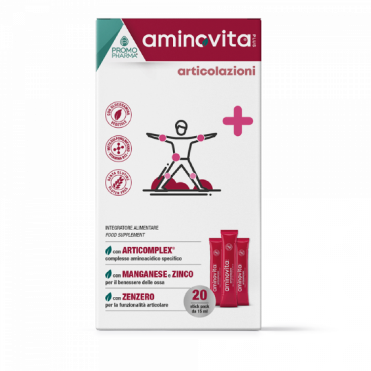 PromoPharma Aminovita Plus Articulaciones Complemento Alimenticio 20 Sticks